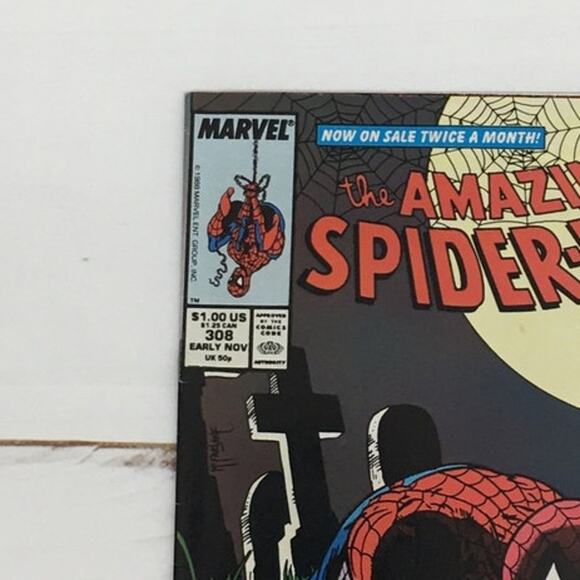 The Amazing Spider-Man #308 Marvel Comics Nov 1988 Task Master Jonathan Caesar - Picture 3 of 16